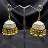 White Enamal Jhumka