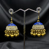 Blue Enamal Jhumka