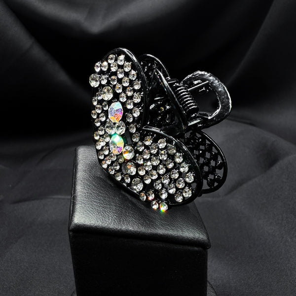 Black Heart Hair Clawk Clip
