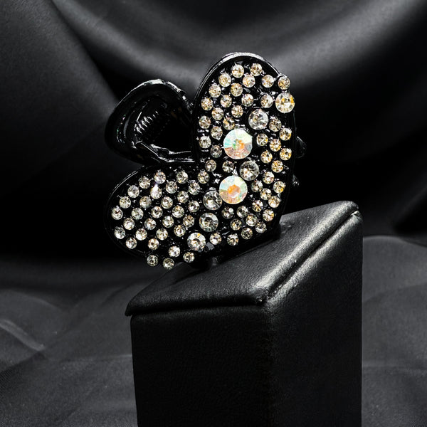 Black Heart Hair Clawk Clip