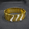 Stainless steel Layered Wide Bangle