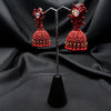 Handcrafted Red jhumkas