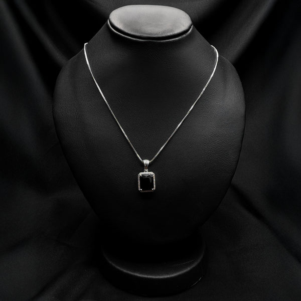 Baby Black Stone Necklace