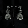 Silver Jhumka Earings With Bell Shaped