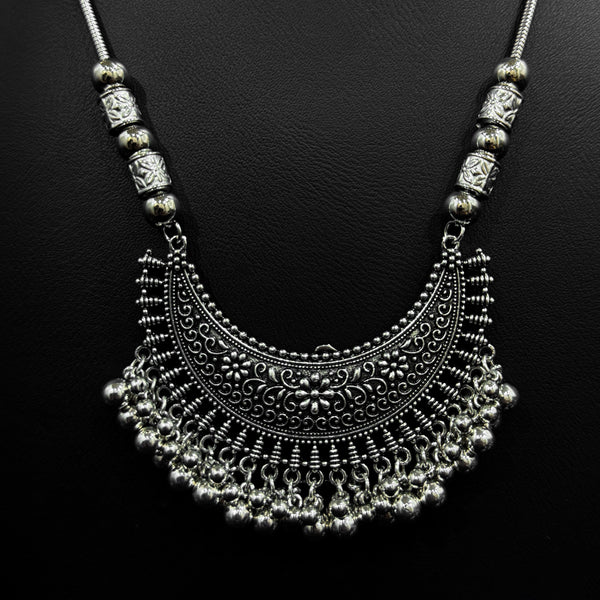 Oxidized Tribal Silver Set