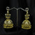Golden Jhumka Earings With Bell Shaped