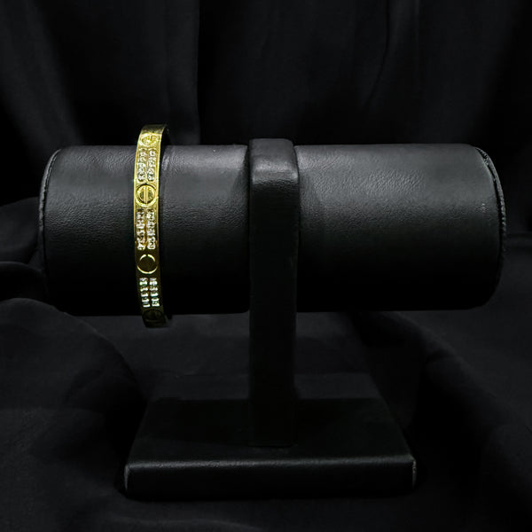 Stainless Steel Screw Bangle