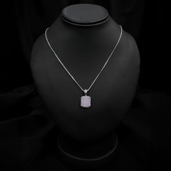 Baby Pink Stone Necklace