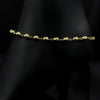 Gold Plated Beaded Anklet