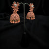 Handcrafted Peach Jhumkas