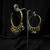Gold Plated Heart Hoop Earings