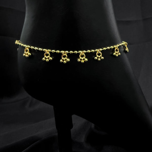 Gold Plated Anklet with small Bells