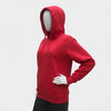 Unisex Round Neck Red Hoodie