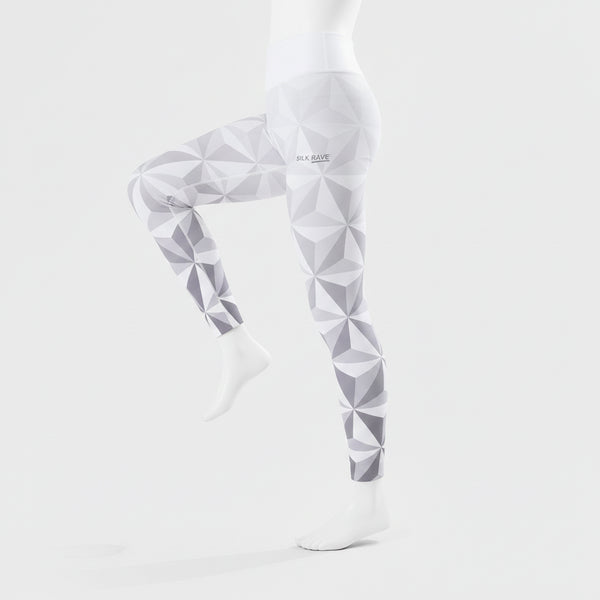 Geometric Print High-Waist Leggings