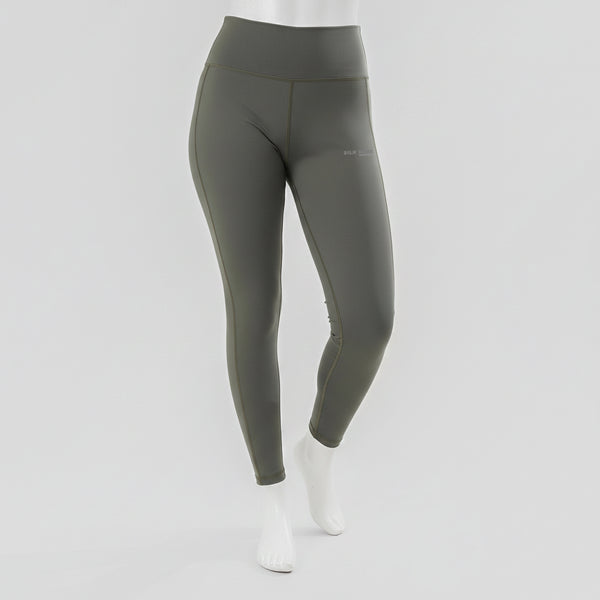 plain olive leggings