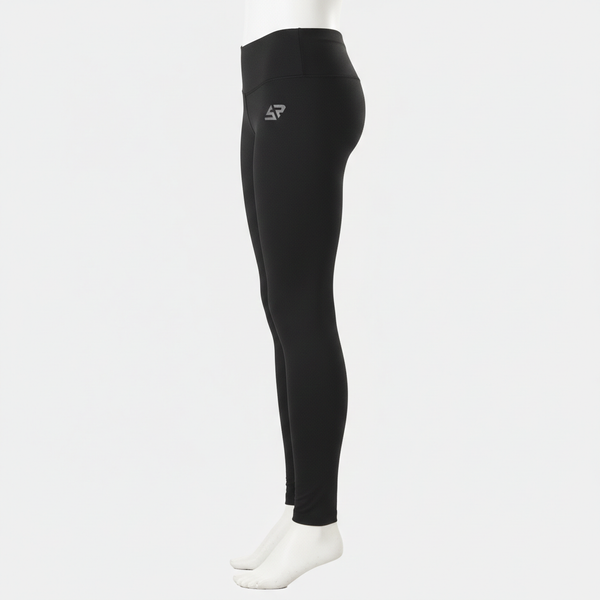 Plain Black Legging With Logo