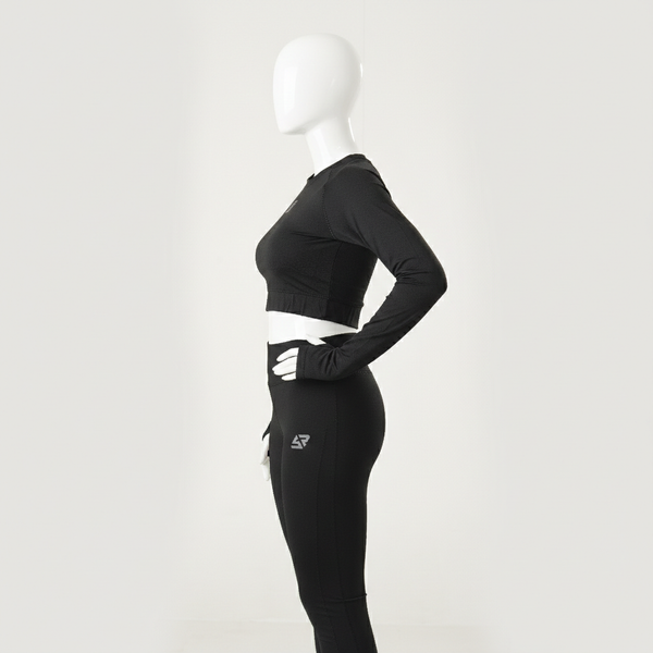 Black Crop & Leggings Co-Ord