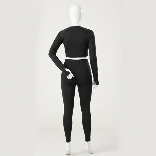 Black Crop & Leggings Co-Ord