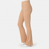 Silk Rave Ribbed High-Waisted Bell Bottom Leggings