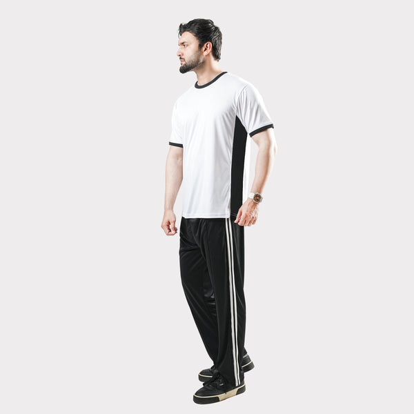Black & White contrast Tracksuit