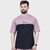 Lavender and Black Side Panel T Shirt