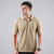Beige Zip Up Polo