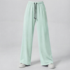 Premium Mint Green Loose Fit Cotton Interlock Trouser