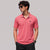 Pink Polo V-Neck