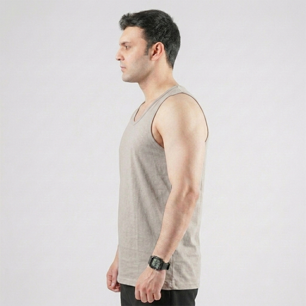 Silver Grey Cotton Sando