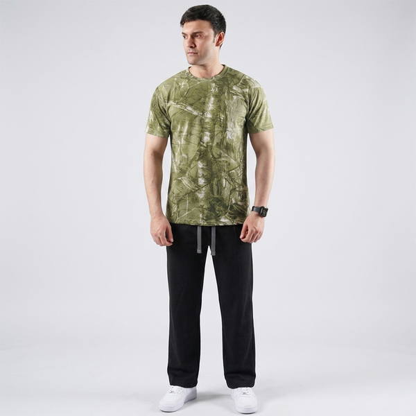 forest green camo track suit