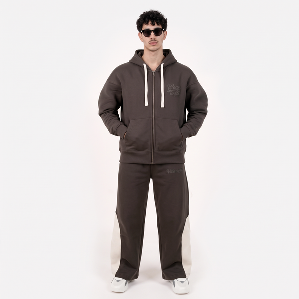 Special Edition Dark Brown Baggy Tracksuit
