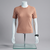 Brown Ribbed Crew Neck T Shirt