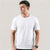 White Plain Lycra Cotton Tshirt