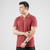 Rust Red V-Neck Polo
