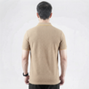 Beige V-Neck Polo