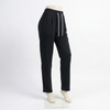 Black Plain Interlock Trouser
