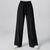 Premium Jet Black Loose Fit Cotton Interlock Trouser