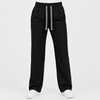 Black Plain Interlock Trouser