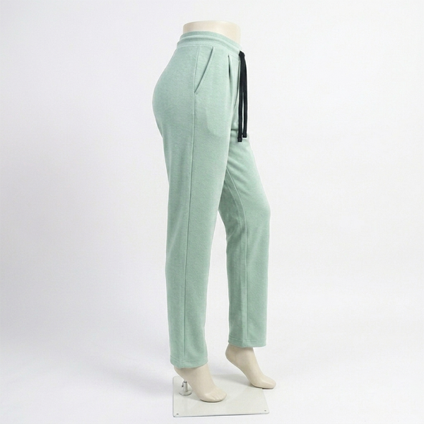 Mint Green Plain Interlock Trouser