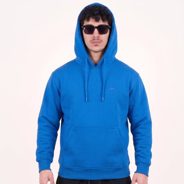 Unisex Round Neck Royal Blue Hoodie