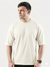 Off White Interlock Cotton Tshirt