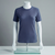 Navy Blue Ribbed Crew Neck T shirt