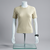 Beige Ribbed Crew Neck T Shirt