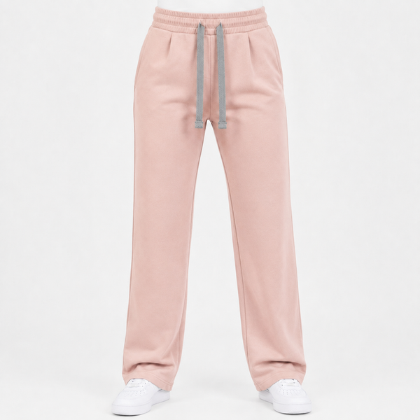 Pink Plain Interlock Trouser