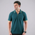 Dark Green Zip-up Polo