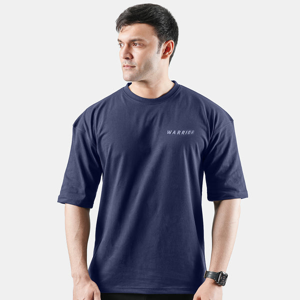 Warrior Navy Blue Drop Shoulder