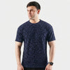 Blue Leopard Print T-shirt