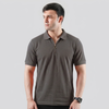Khaki Zip-up Polo
