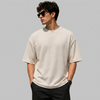 Off White Boxy Fit Pique Interlock Shirt