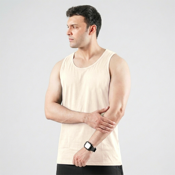 Off White Pink Cotton Sando
